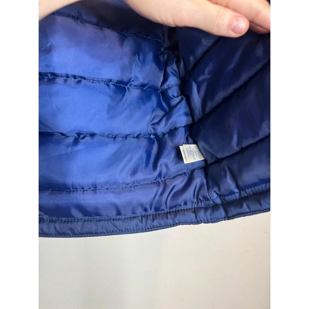 OshKosh B'gosh Kids Puffer Jacket 3T Blue Camo Hooded Winter‎ Coat Warm Lined
